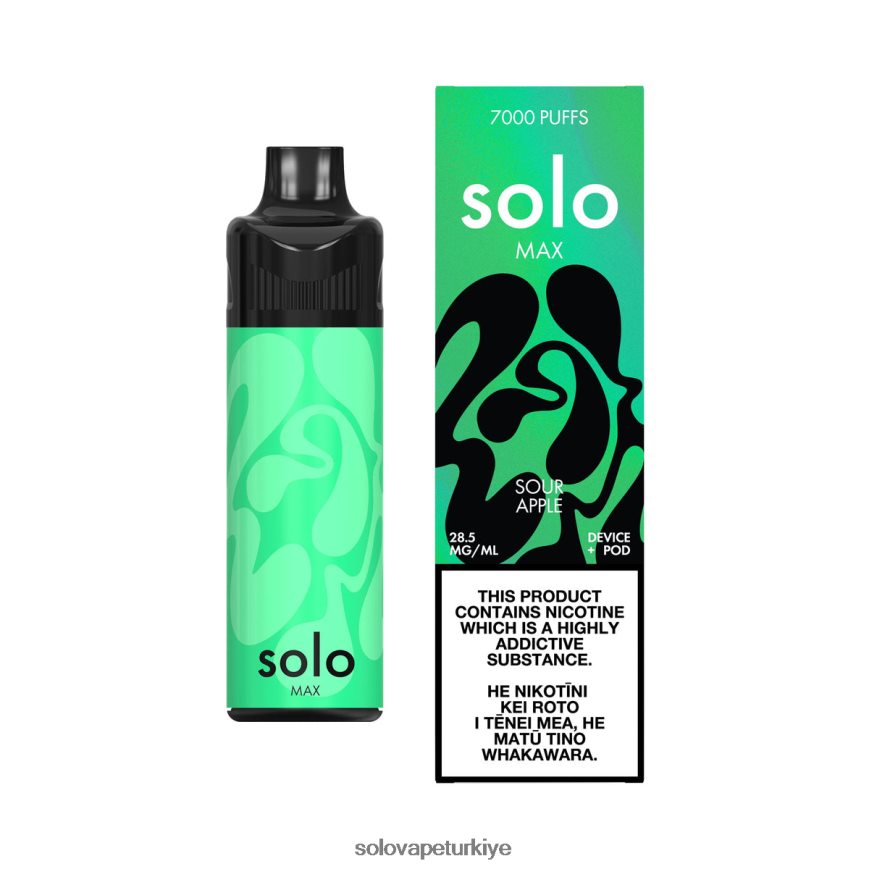 Solo MAX kapsül kiti ekşi elma | Solo Vape Review F0VDN070