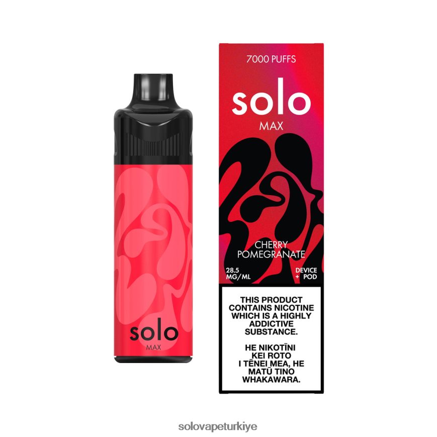 Solo MAX kapsül kiti kiraz nar | Solo Vape Türkiye F0VDN066
