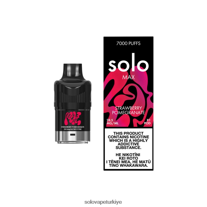 Solo MAX kapsül çilek nar | Solo Vape Near Me F0VDN084