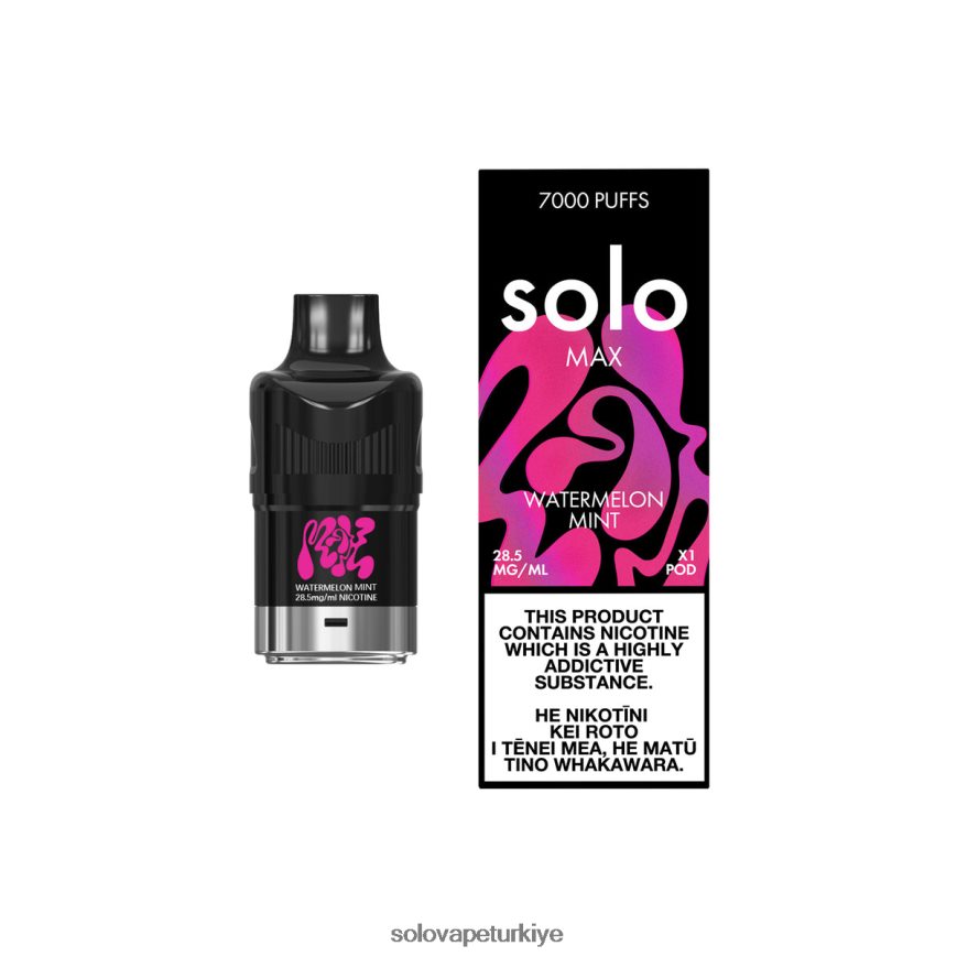Solo MAX kapsül karpuz nane | Solo Vape Türkiye F0VDN086
