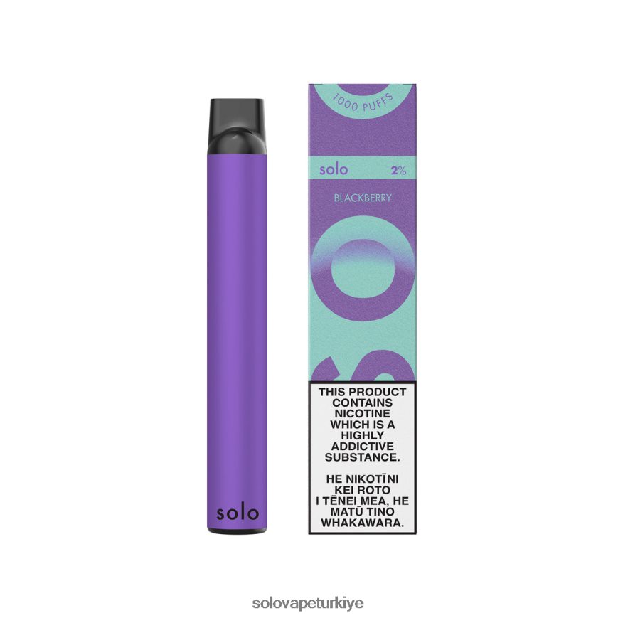 Solo tek kullanımlık vape cenneti koleksiyonu böğürtlen | Solo Vape Fiyat F0VDN022