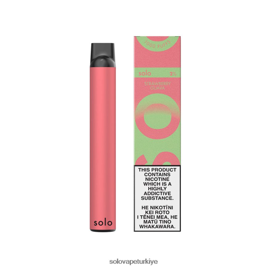 Solo tek kullanımlık vape cenneti koleksiyonu çilek guavası | Solo Vape Türkiye F0VDN021