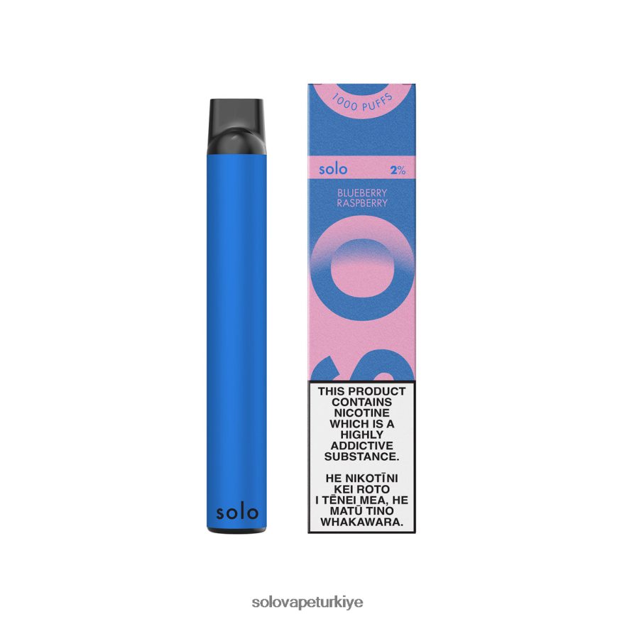 Solo tek kullanımlık vape cenneti koleksiyonu yaban mersini ahududu | Solo Vape Near Me F0VDN019