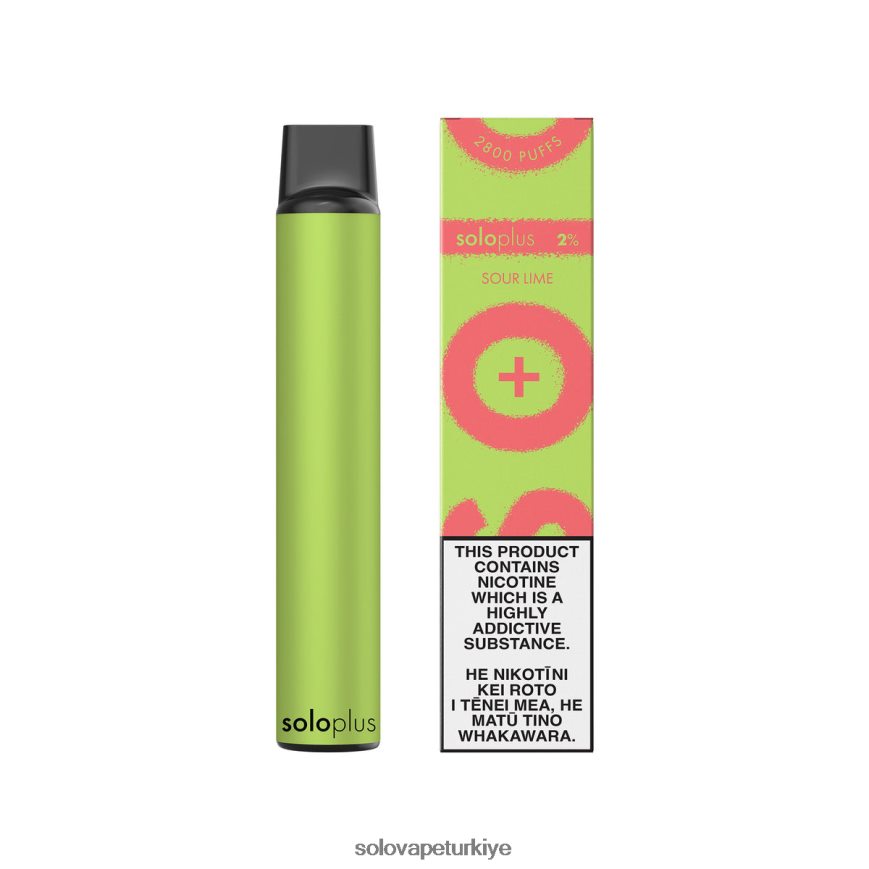 Solo Plus tek kullanımlık elektronik sigara ekşi limon | Solo Vape Near Me F0VDN034