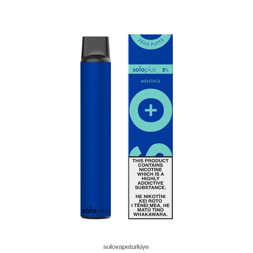 Solo Plus tek kullanımlık elektronik sigara mentol | Solo Vape Fiyat F0VDN032