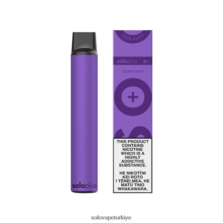 Solo Plus tek kullanımlık elektronik sigara üzüm nane | Solo Vape Fiyat F0VDN027